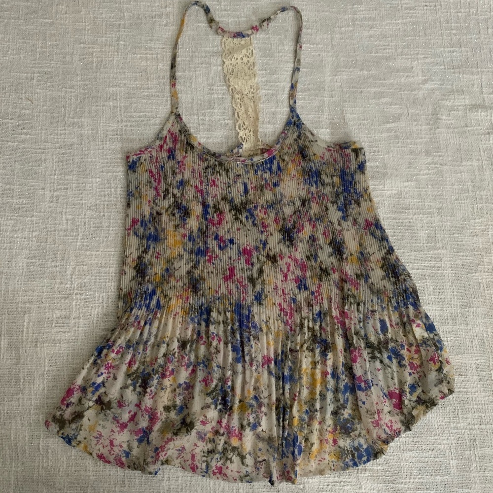 Sheer tank top